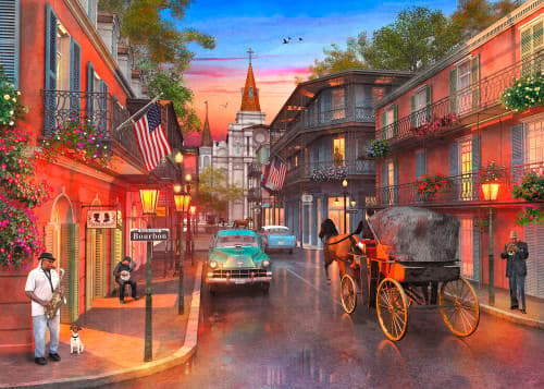 Bourbon Street 1000pc Puzzle Main Product  Image width="1000" height="1000"