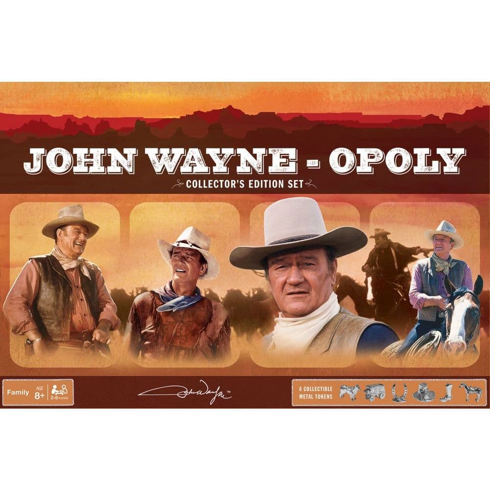 John Wayne Opoly Main Product  Image width="1000" height="1000"