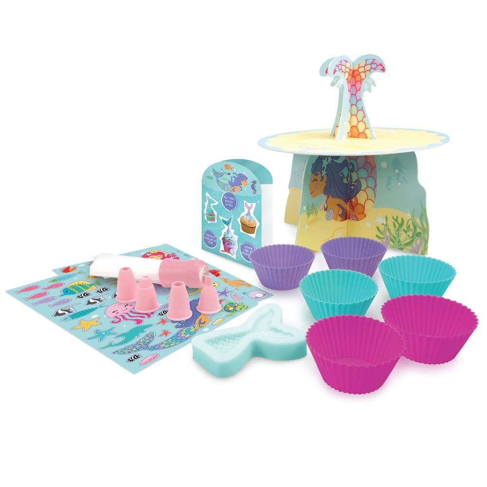 Gusto Mermaids Cupcake Activity Set 3rd Product Detail  Image width=&quot;1000&quot; height=&quot;1000&quot;