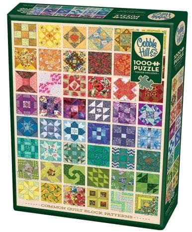 common quilt blocks 1000pc puzzle image main width="1000" height="1000"