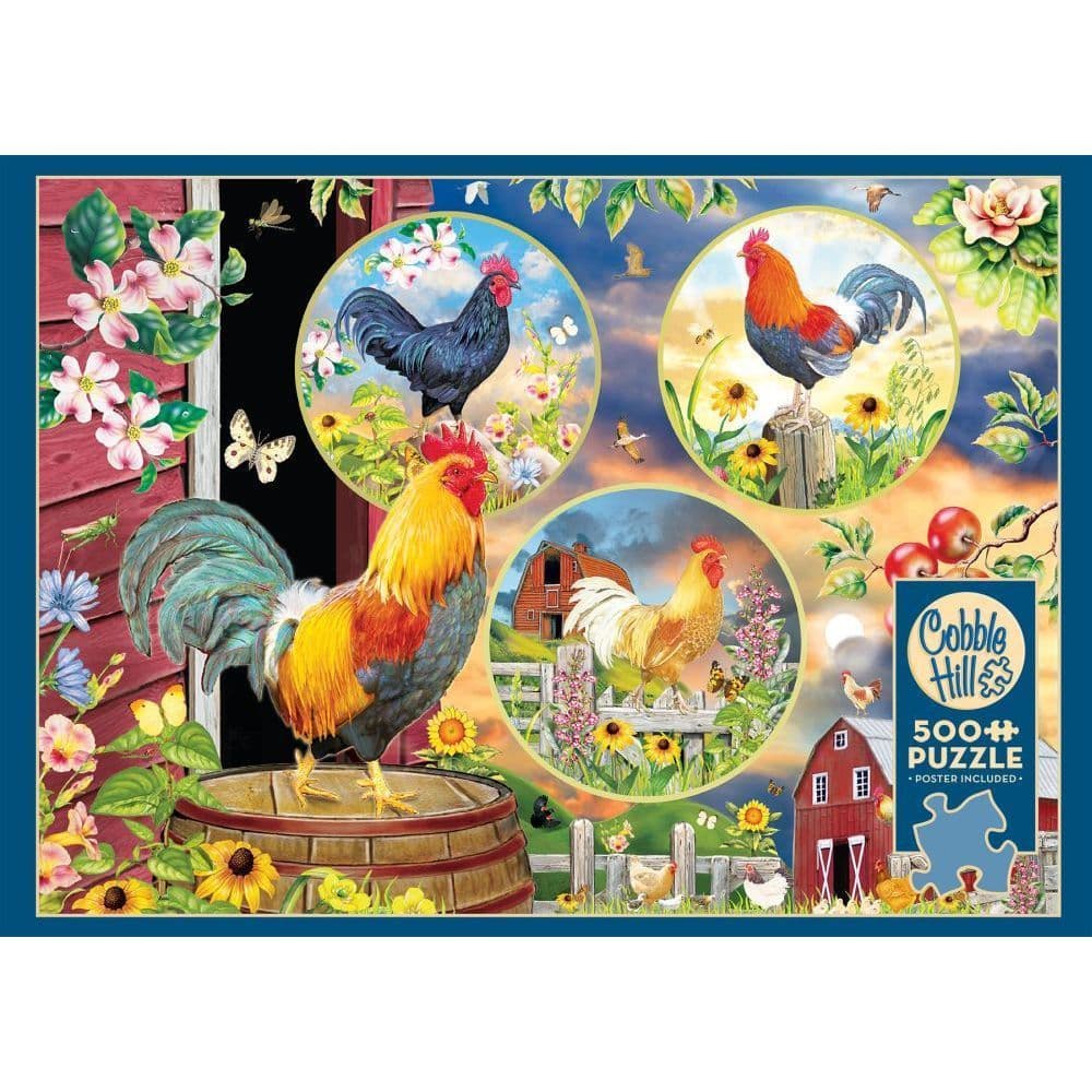 Rooster Magic 500pc Puzzle Main Product  Image width="1000" height="1000"