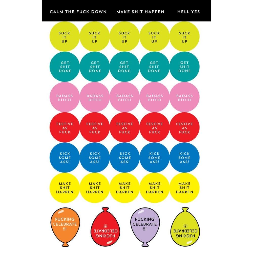 F*cking Planner Stickers 3rd Product Detail  Image width=&quot;1000&quot; height=&quot;1000&quot;