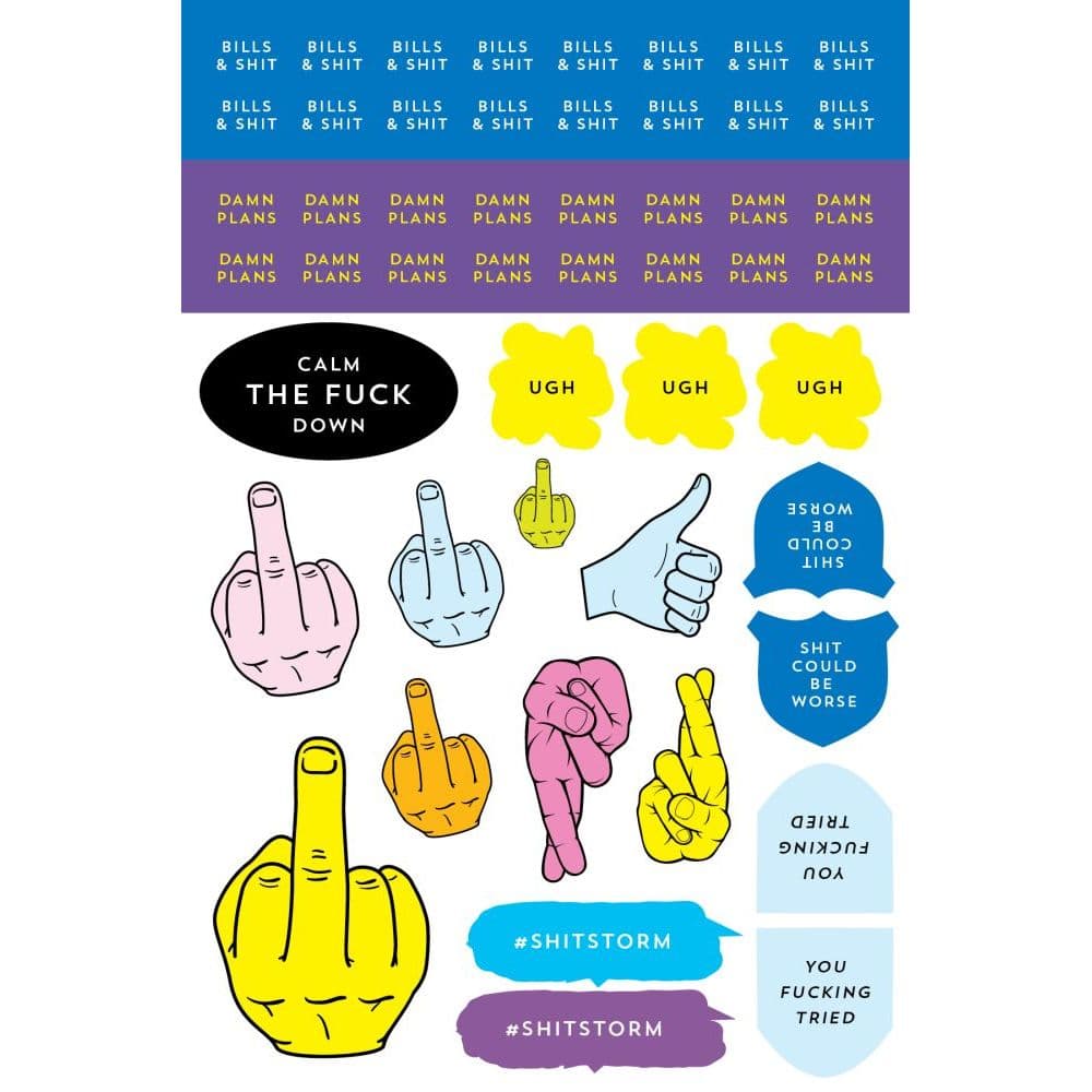 F*cking Planner Stickers 5th Product Detail  Image width=&quot;1000&quot; height=&quot;1000&quot;