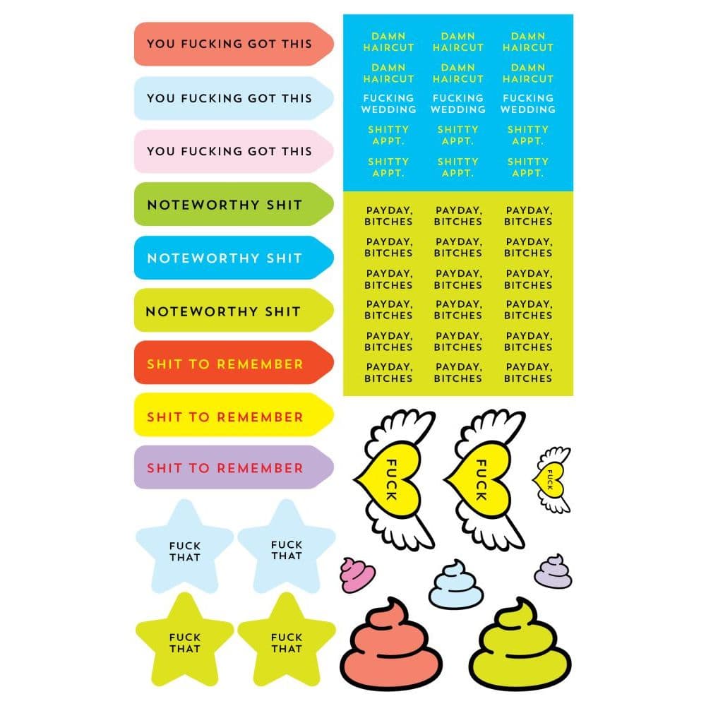 F*cking Planner Stickers 6th Product Detail  Image width=&quot;1000&quot; height=&quot;1000&quot;