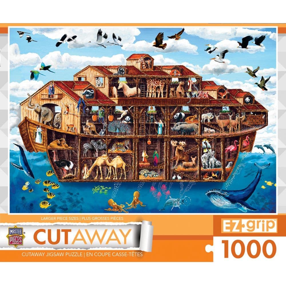 Noahs Ark 1000 Piece EZ Grip Cut Away - Calendars.com