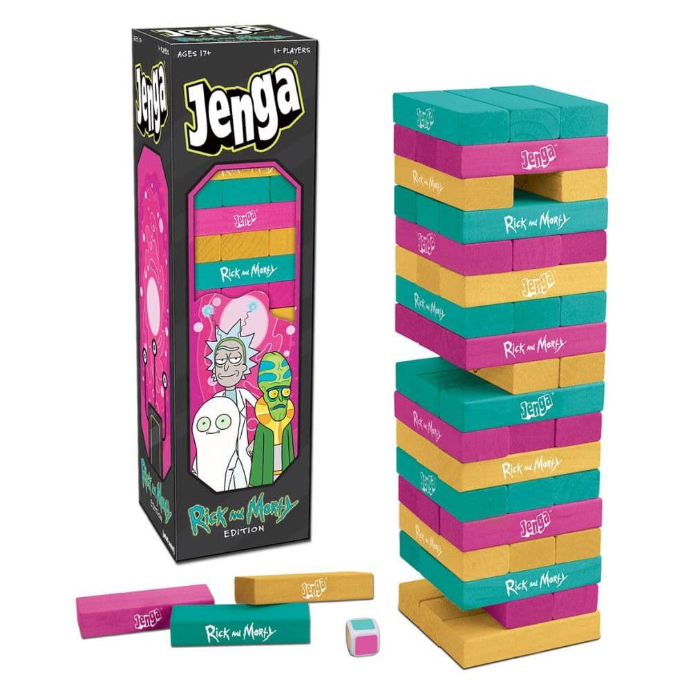 Rick and Morty Jenga 3rd Product Detail  Image width="1000" height="1000"