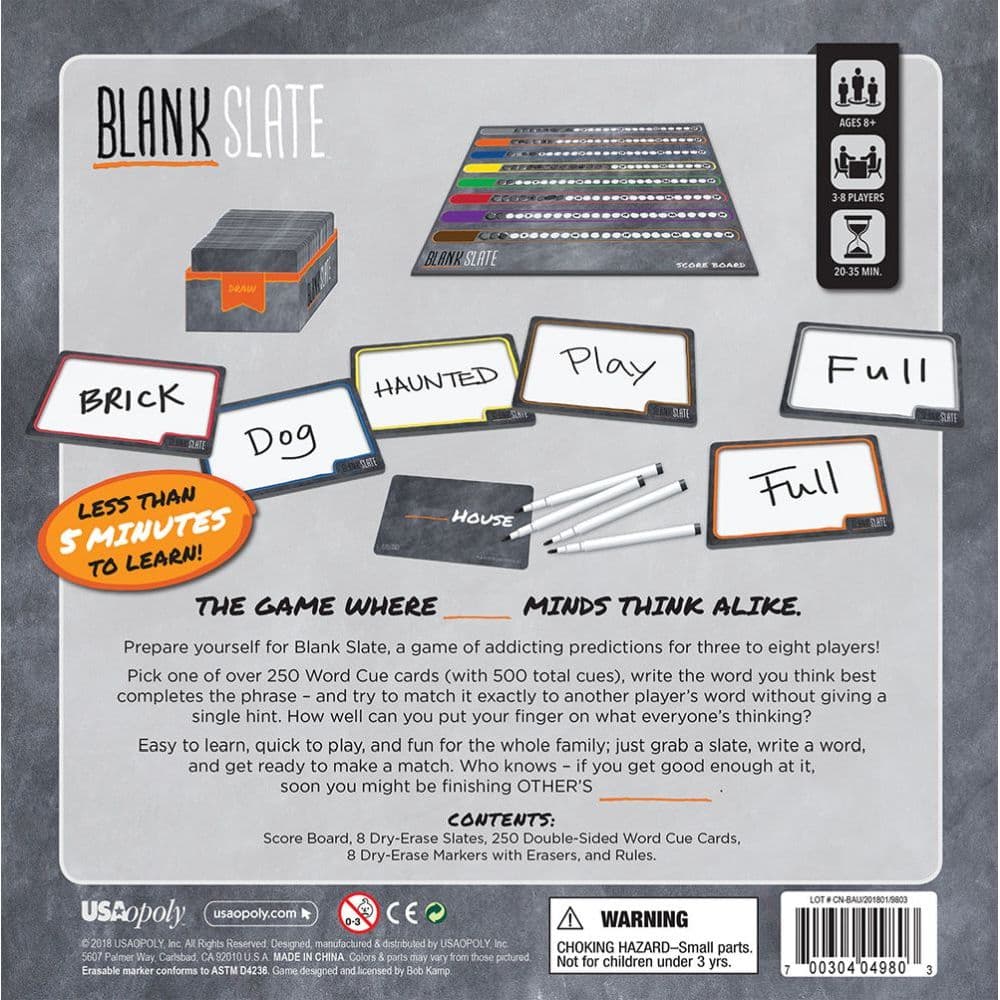 Blank Slate Game 2nd Product Detail  Image width=&quot;1000&quot; height=&quot;1000&quot;