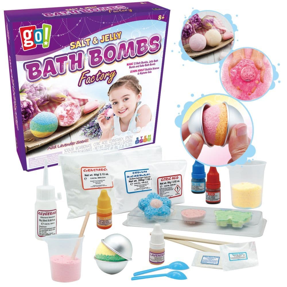 Salt  Jelly Bath Bombs Factory Craft Kit 3rd Product Detail  Image width="1000" height="1000"