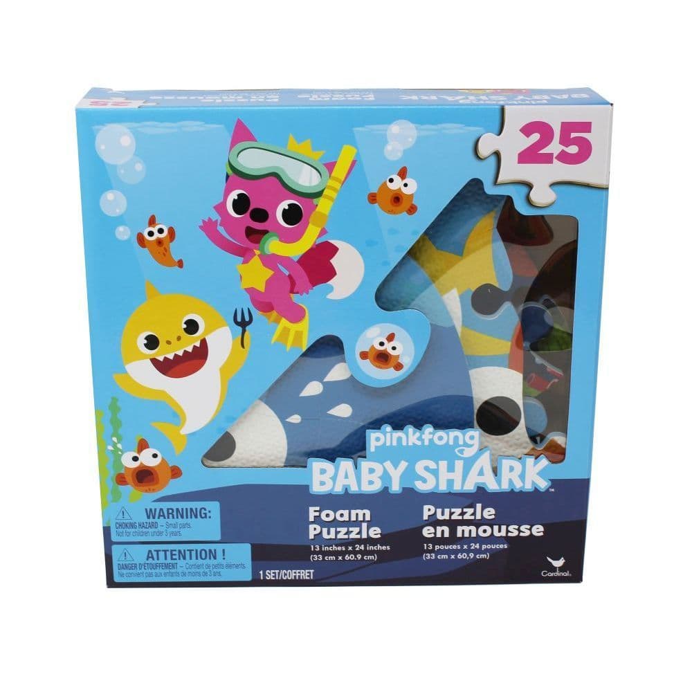 Baby Shark Foam 25pc Puzzle Main Product  Image width="1000" height="1000"