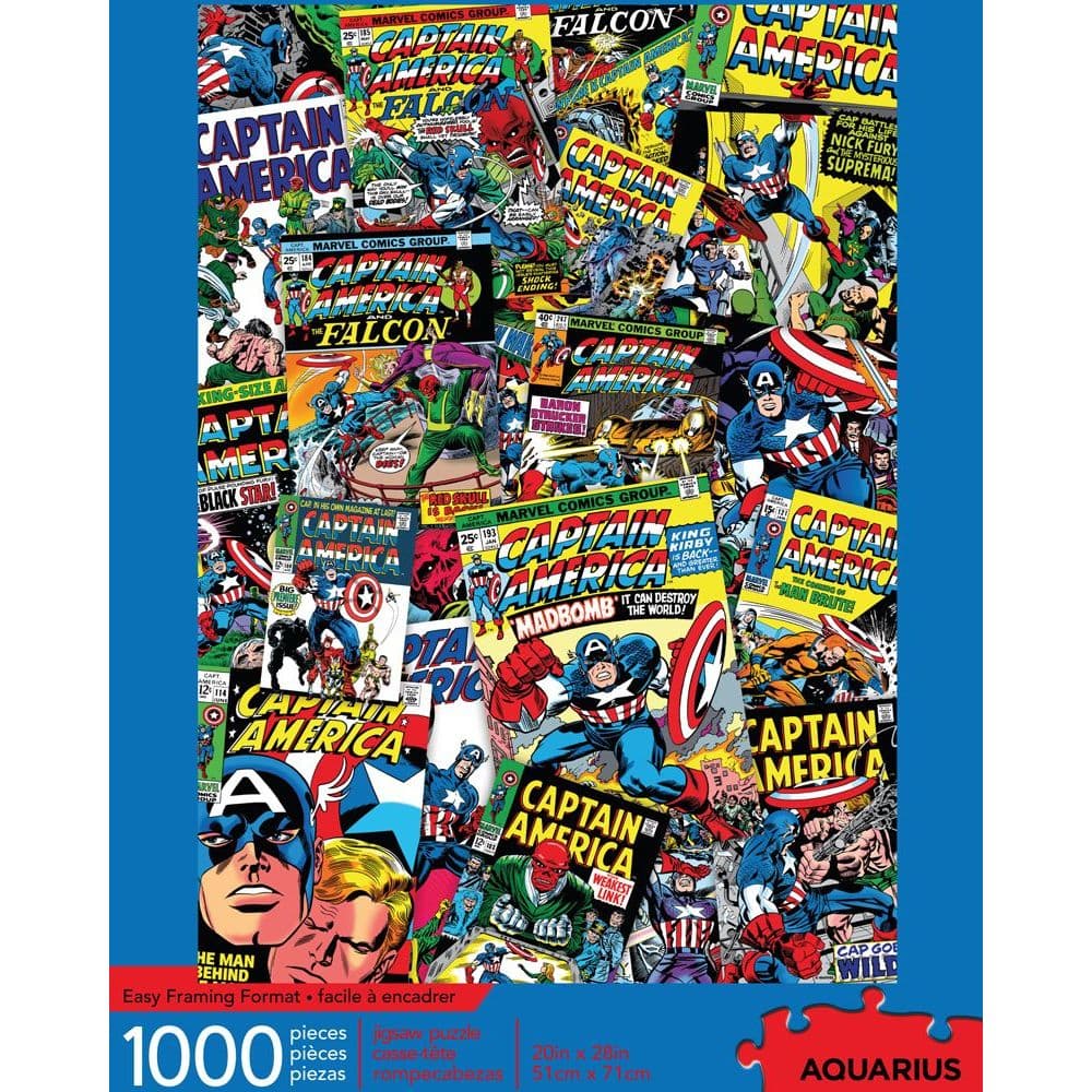Captain America 1000pc Puzzle Main Product  Image width="1000" height="1000"