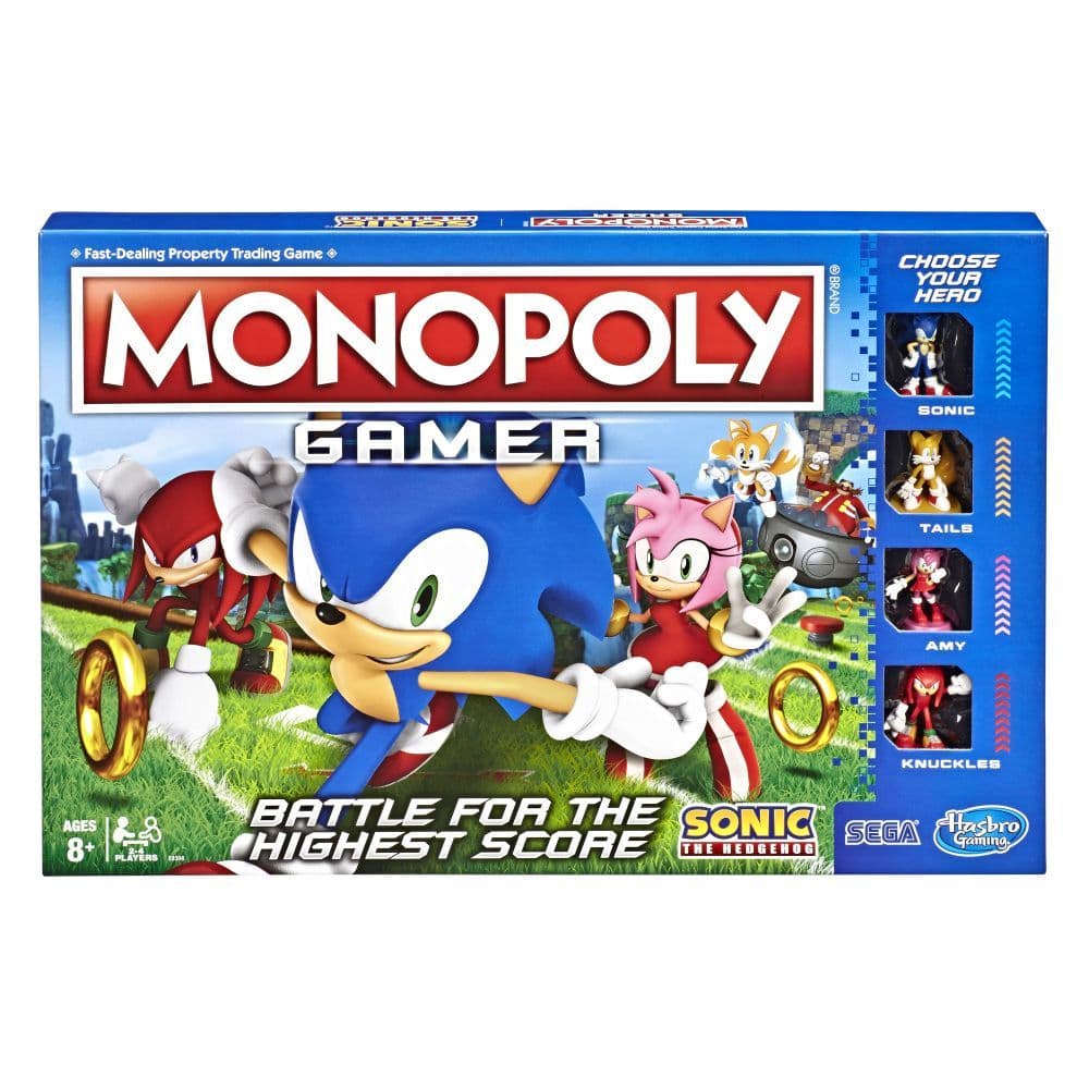 Monopoly Sonic Gamer Main Product  Image width="1000" height="1000"