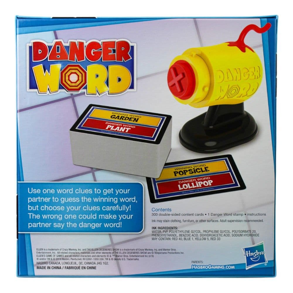 Ellen Danger Word Game - Calendars.com