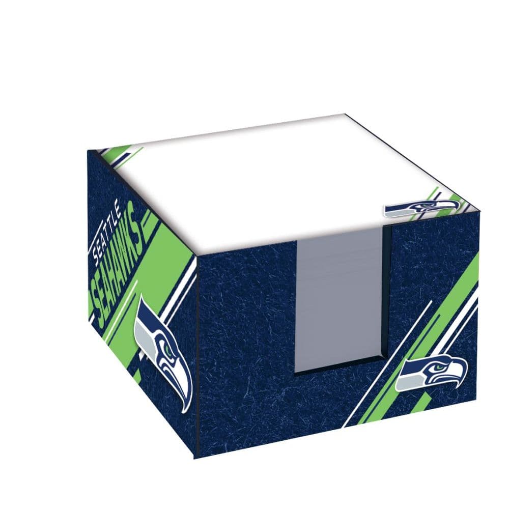 NFL Seattle Seahawks Note Cube W Holder Main Product  Image width="1000" height="1000"