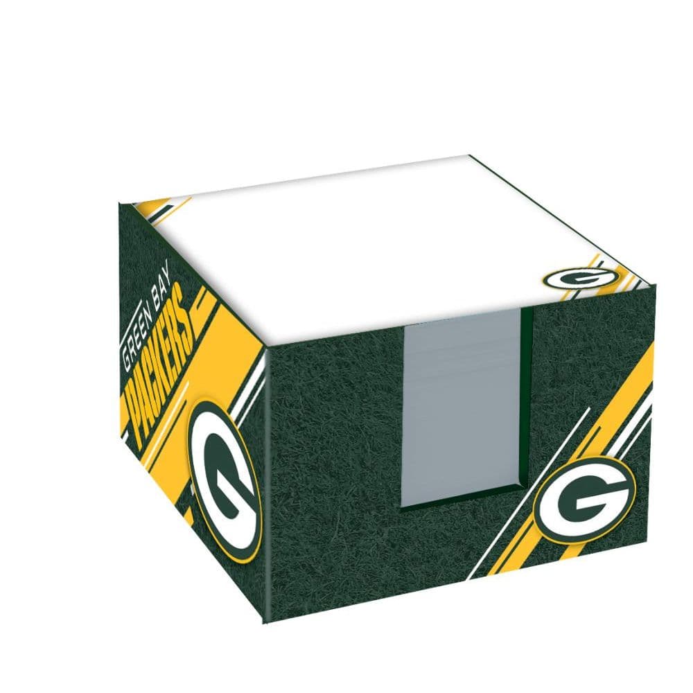 NFL Green Bay Packers Note Cube W Holder Main Product  Image width=&quot;1000&quot; height=&quot;1000&quot;