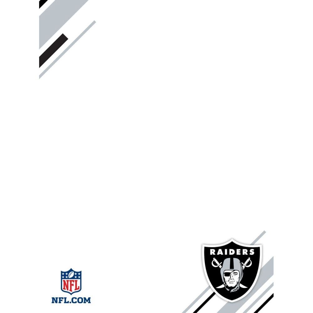 NFL Raiders Note Pad 2nd Product Detail  Image width="1000" height="1000"