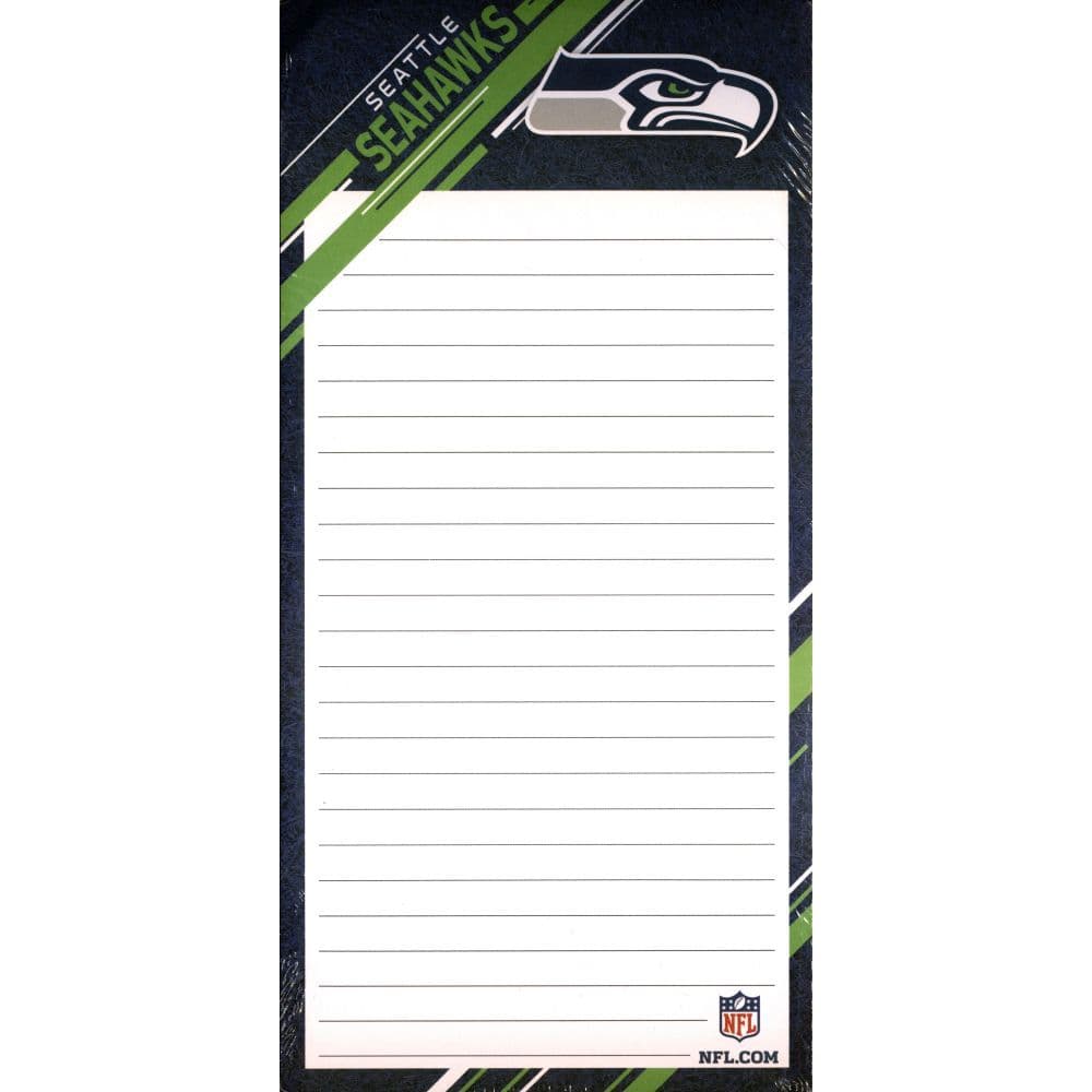 Seattle Seahawks List Pad 1 Pack Main Product  Image width="1000" height="1000"