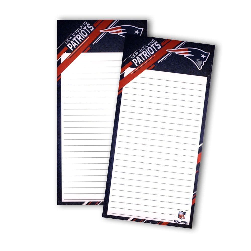 New England Patriots List Pad (2 Pack) - Calendars.com
