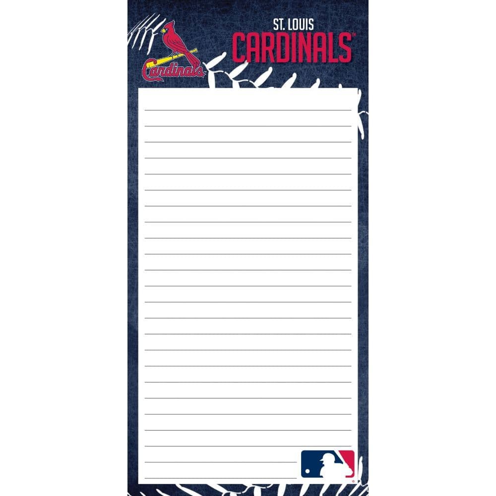 St Louis Cardinals List Pad 2 Pack Main Product  Image width="1000" height="1000"