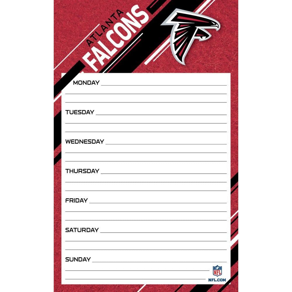 image Atlanta Falcons Weekly Planner Main Product  Image width=&quot;1000&quot; height=&quot;1000&quot;
