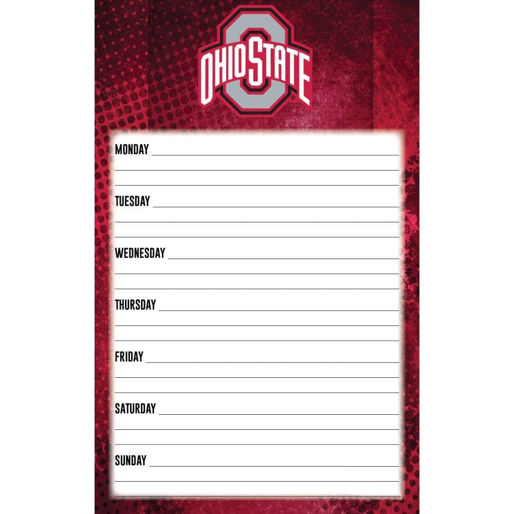 Ohio State Buckeyes Weekly Planner Main Product  Image width="1000" height="1000"