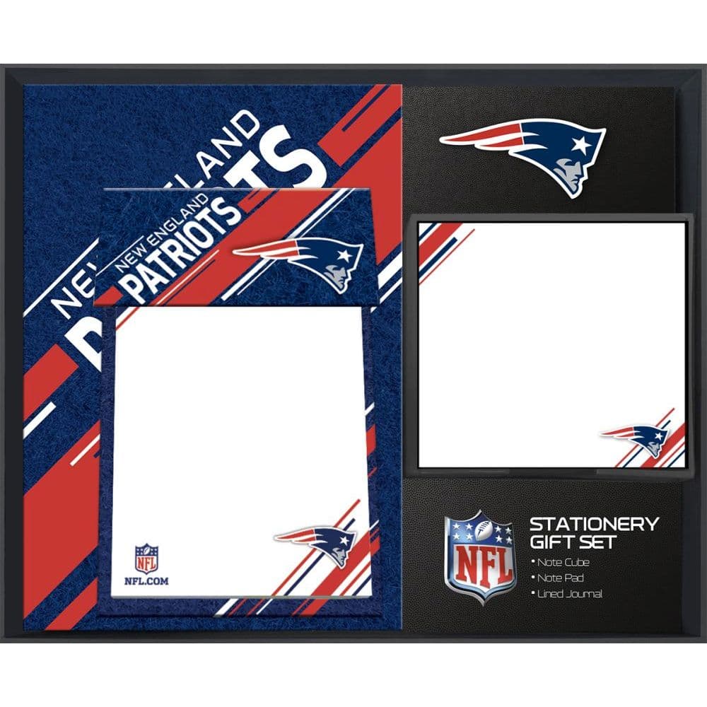 NFL New England Patriots Stationery Gift Set Main Product  Image width="1000" height="1000"