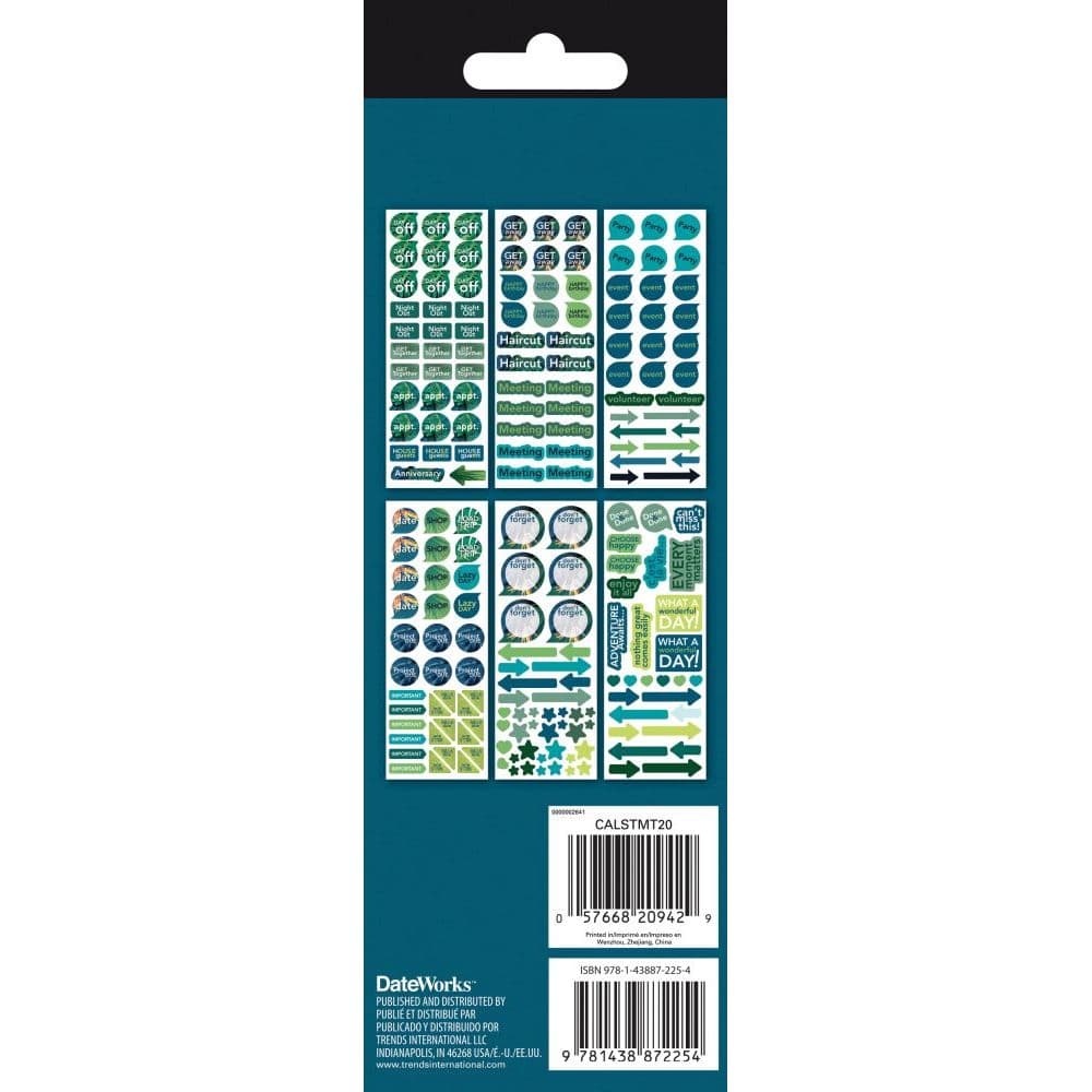 Urban Tropical Calendar Stickers 2nd Product Detail  Image width="1000" height="1000"