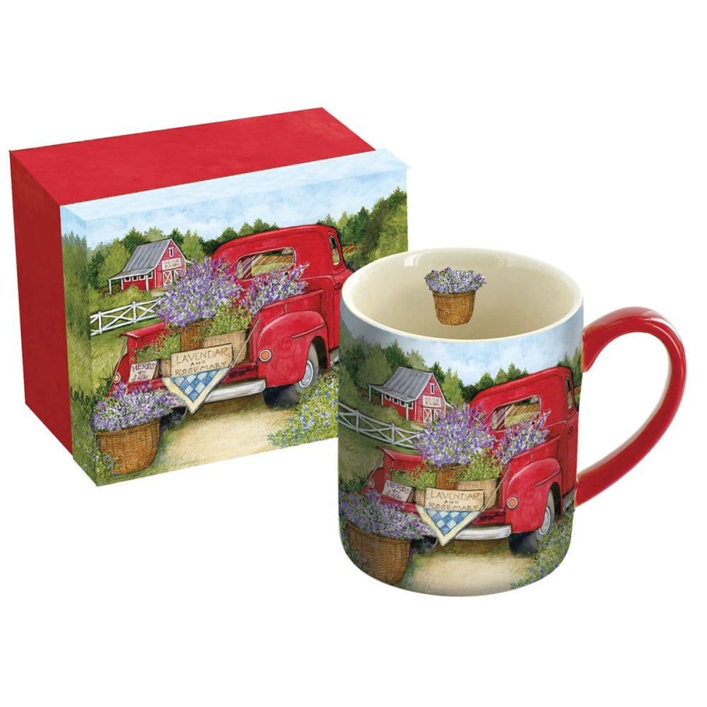 Truckin Along 14 oz Mug w Decorative Box by Susan Winget Main Product  Image width="1000" height="1000"