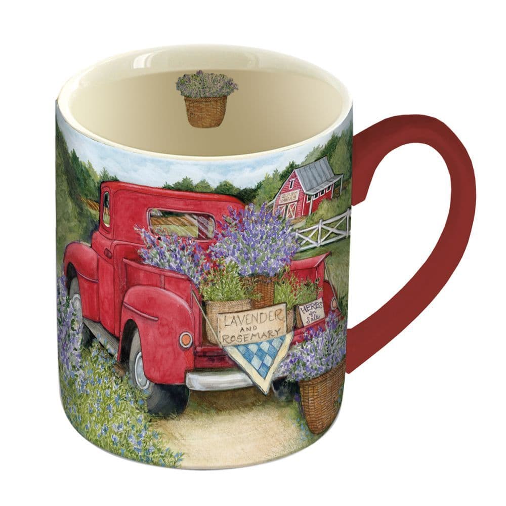 Truckin Along 14 oz Mug w Decorative Box by Susan Winget 2nd Product Detail  Image width="1000" height="1000"