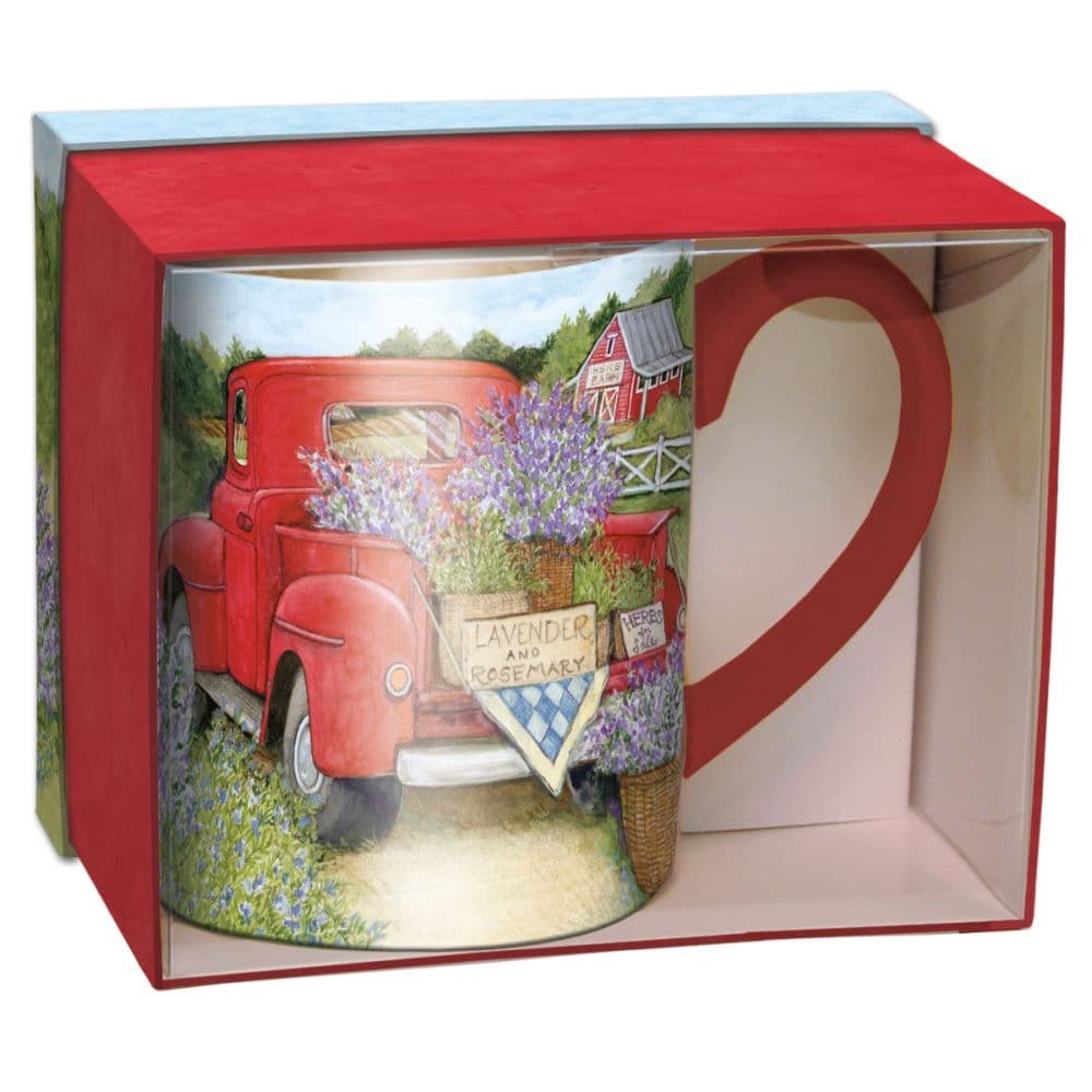 Truckin Along 14 oz Mug w Decorative Box by Susan Winget 4th Product Detail  Image width=&quot;1000&quot; height=&quot;1000&quot;