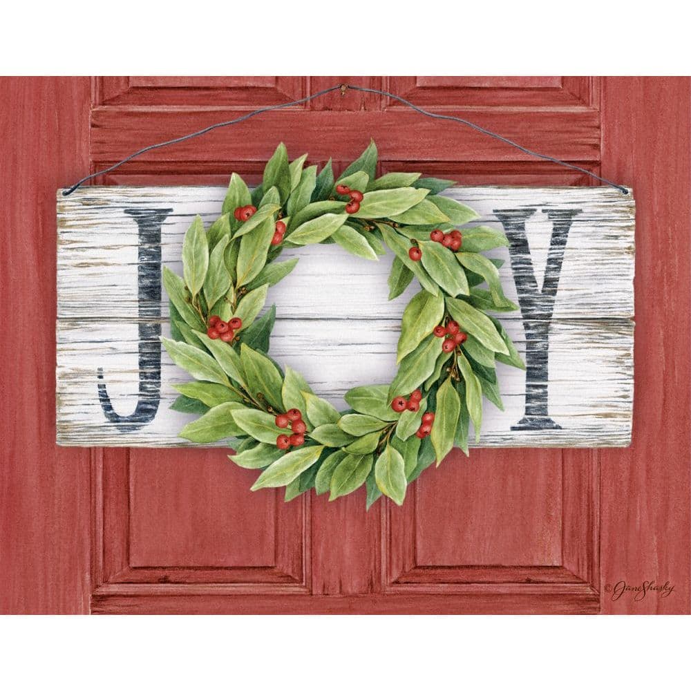 Joy Boxed Christmas Cards 18 pack w Decorative Box by Jane Shasky Main Product  Image width=&quot;1000&quot; height=&quot;1000&quot;
