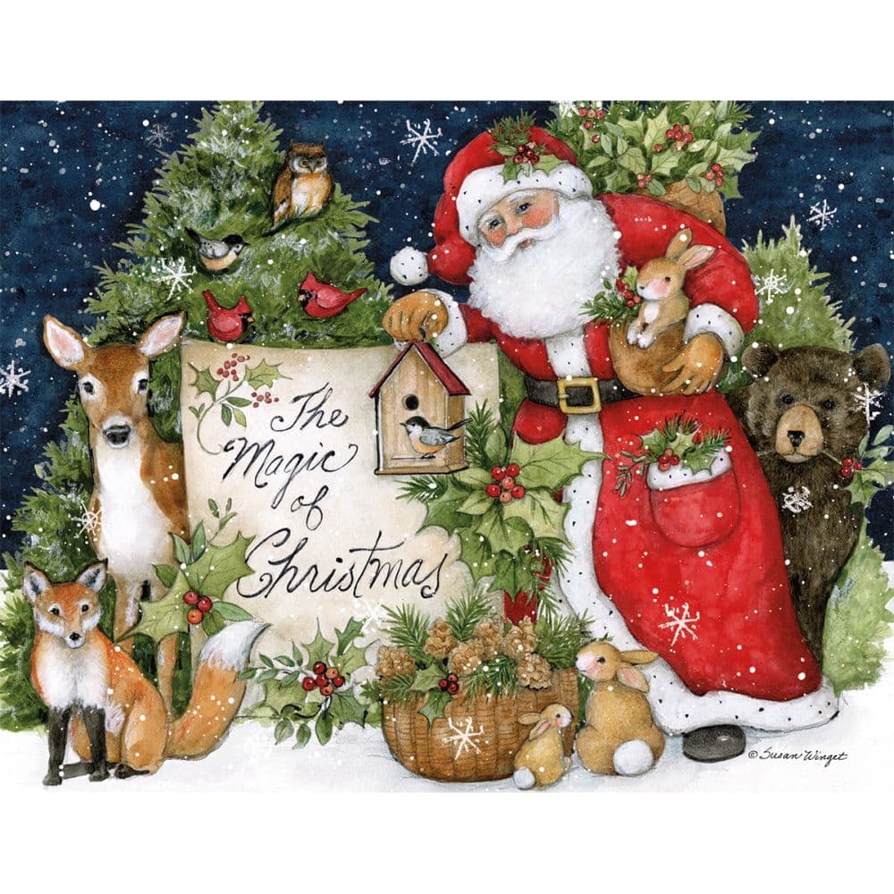 Magic of Christmas Assorted Boxed Christmas Cards 18 pack w Decorative Box by Susan Winget 5th Product Detail  Image width=&quot;1000&quot; height=&quot;1000&quot;