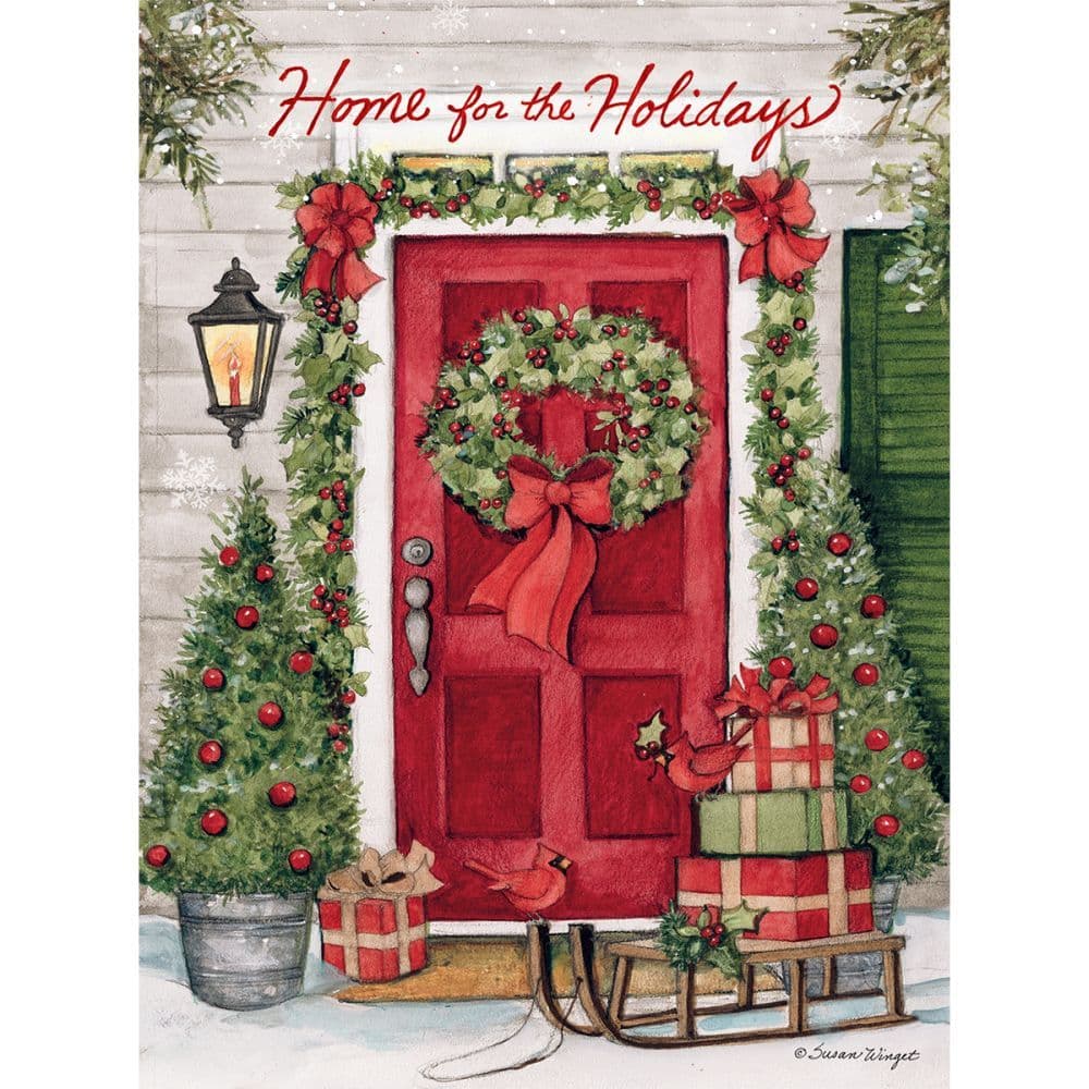 Holiday Door Classic Christmas Cards by Susan Winget Main Product  Image width=&quot;1000&quot; height=&quot;1000&quot;