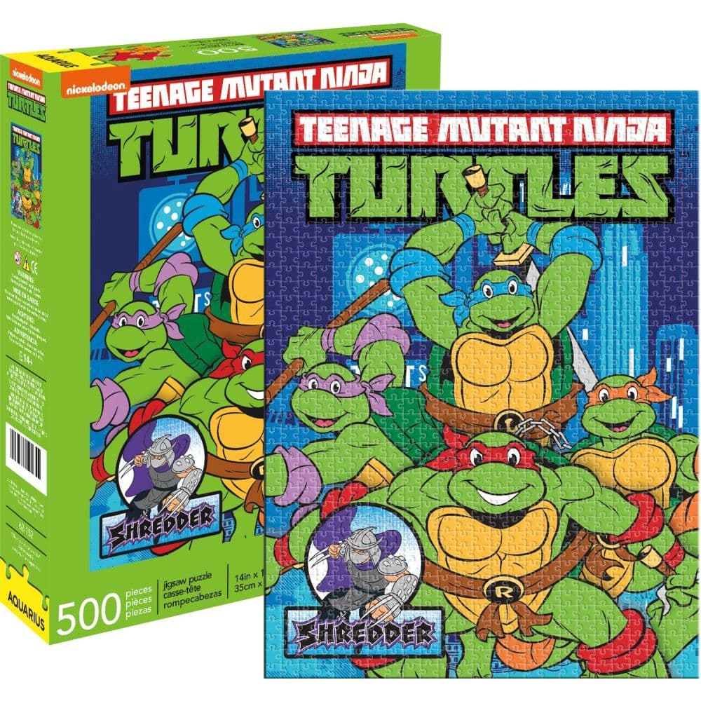 Teenage Mutant Ninja Turtles Classic Retro Logo Jigsaw Puzzle by