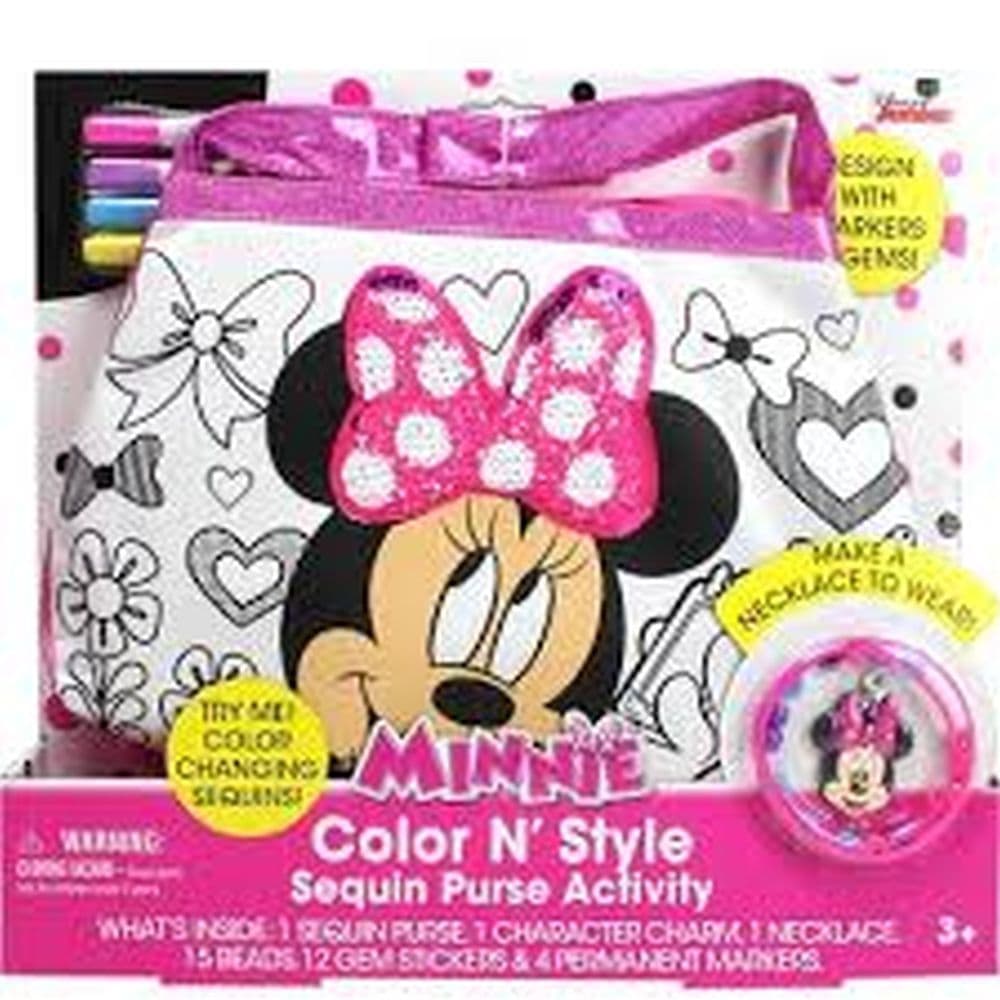 Minnie Mouse Color N Style Purse wNecklace 2nd Product Detail  Image width="1000" height="1000"