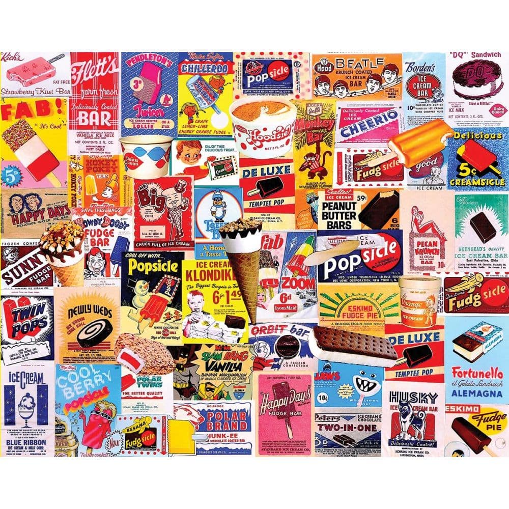Ice Cream Bars 1000pc Puzzle Main Product  Image width="1000" height="1000"