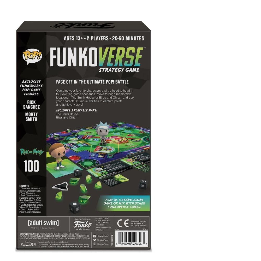 POP Funkoverse Expandalone Strategy Game Rick and Morty 2nd Product Detail  Image width="1000" height="1000"