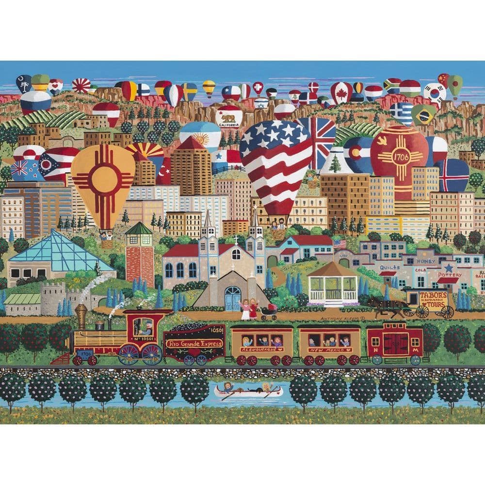 Albuquerque Express 750 Piece Puzzle 2nd Product Detail  Image width="1000" height="1000"