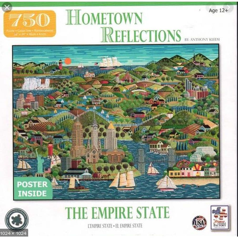Empire State 750 Piece Puzzle image 2 width="1000" height="1000"