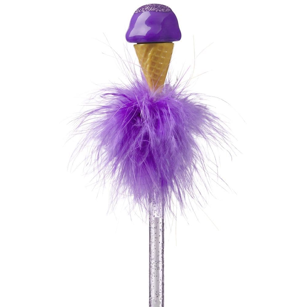 Ooloo Purple Feather Pen Ice Cream Main Product  Image width="1000" height="1000"