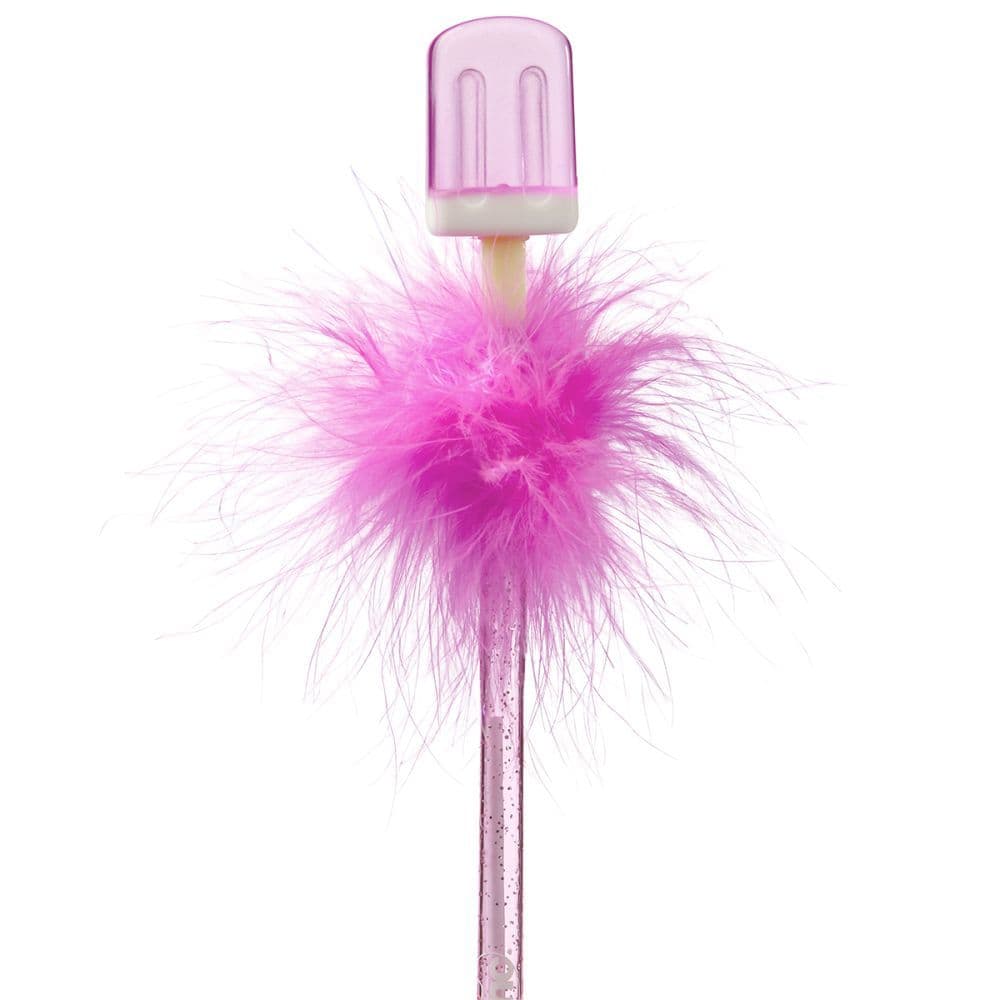 Mallo Pink Feather Pen Ice Lolly Main Product  Image width="1000" height="1000"