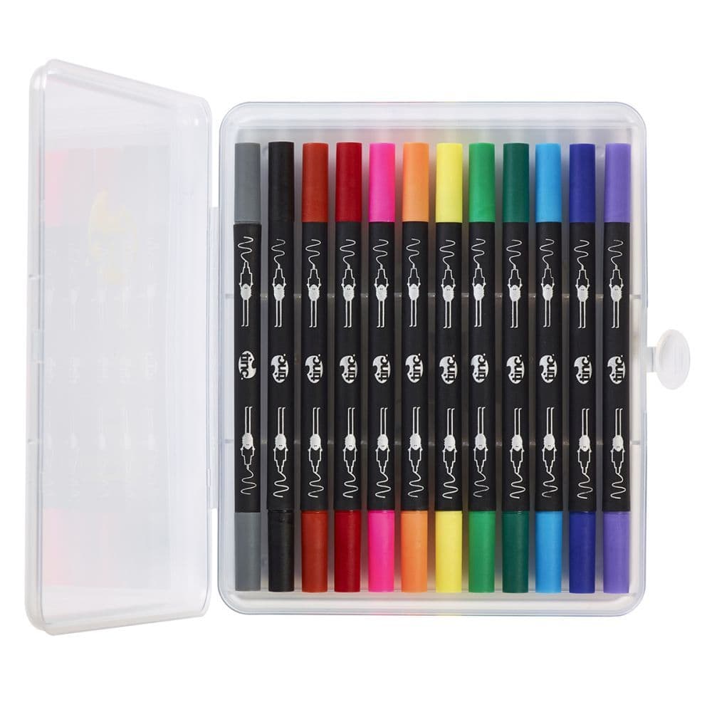 Fine Line Fab Felt Markers Set Of 12 2nd Product Detail  Image width="1000" height="1000"