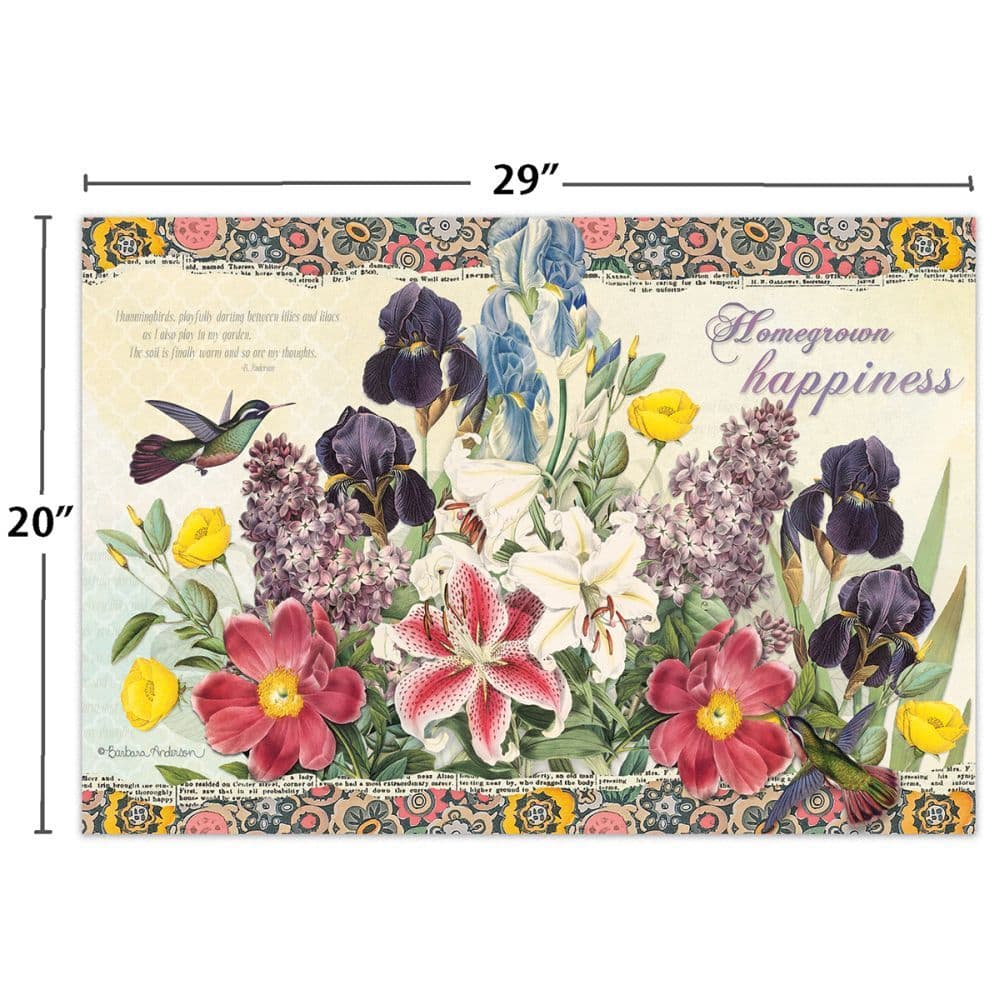 Garden Botanicals 1000 Piece Puzzle by Barbra Ignatiev 5th Product Detail  Image width="1000" height="1000"