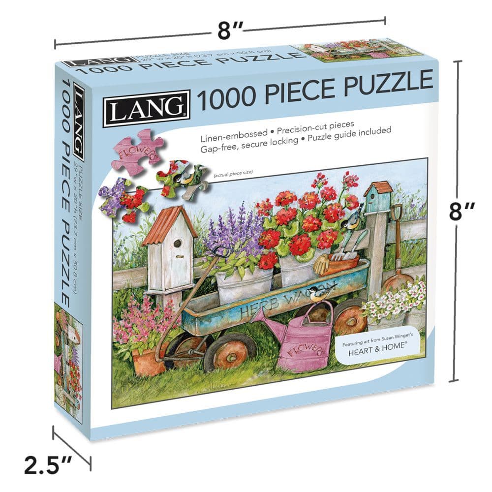 Blue Wagon 1000 Piece Puzzle by Susan Winget 4th Product Detail  Image width=&quot;1000&quot; height=&quot;1000&quot;