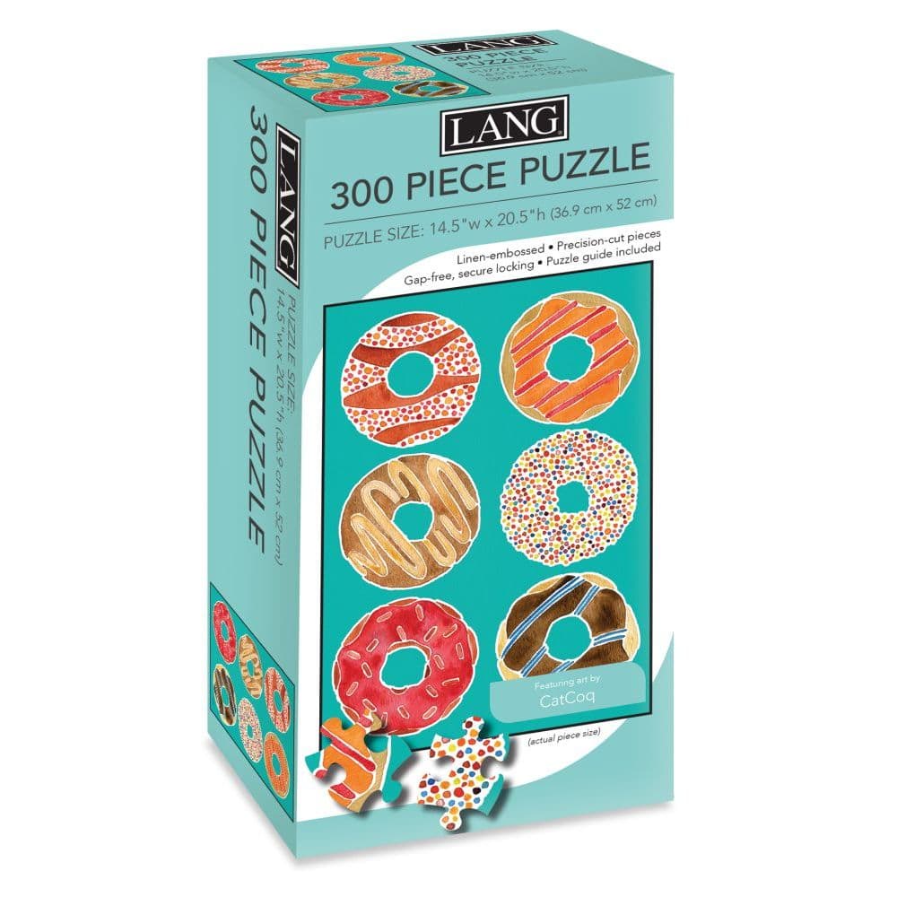 Donuts 300 Piece Puzzle by Cat Coquillette Main Product  Image width="1000" height="1000"