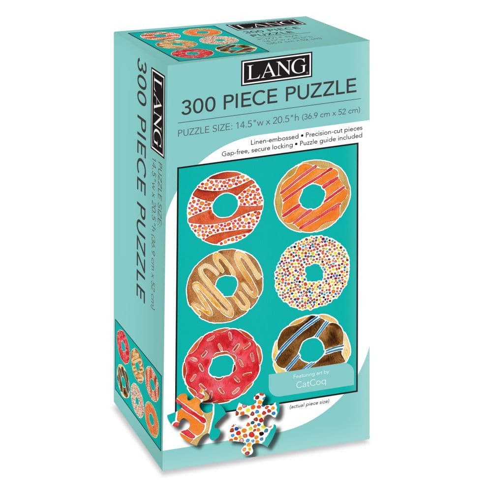 Donuts 300 Piece Puzzle by Cat Coquillette Main Product  Image width=&quot;1000&quot; height=&quot;1000&quot;