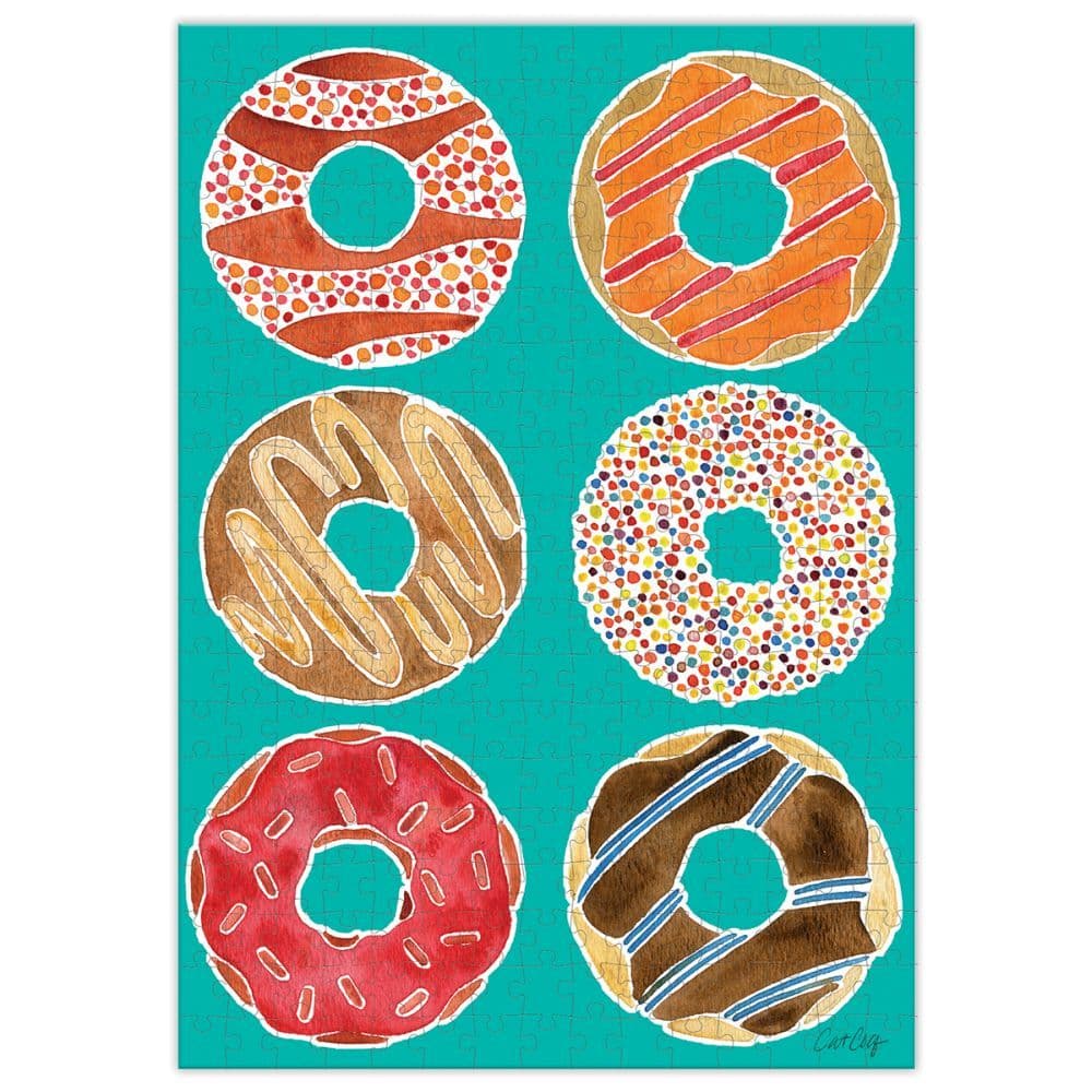 Donuts 300 Piece Puzzle by Cat Coquillette 2nd Product Detail  Image width=&quot;1000&quot; height=&quot;1000&quot;