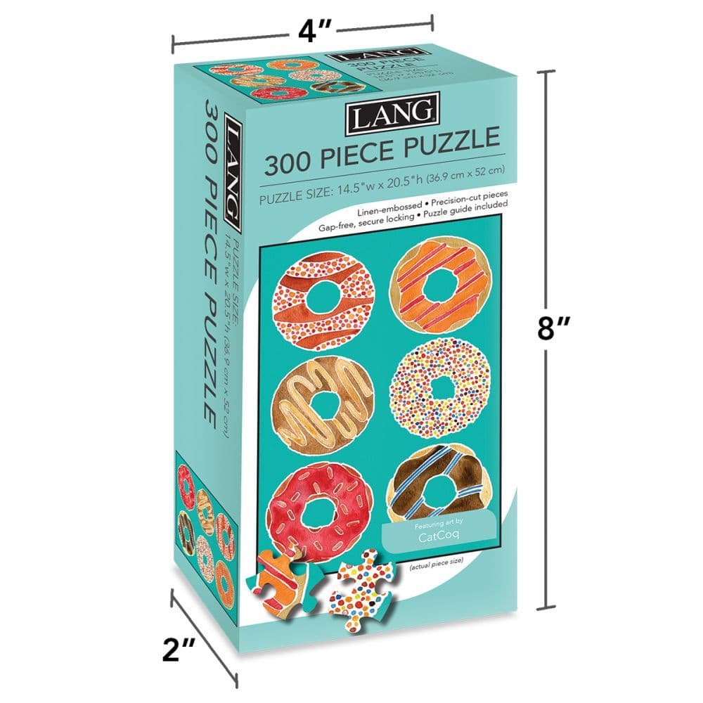 Donuts 300 Piece Puzzle by Cat Coquillette 4th Product Detail  Image width="1000" height="1000"