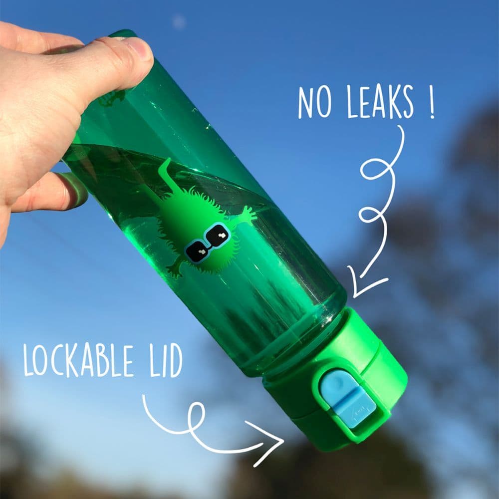 Hugga Green Flip Clip Water Bottle 2nd Product Detail  Image width="1000" height="1000"