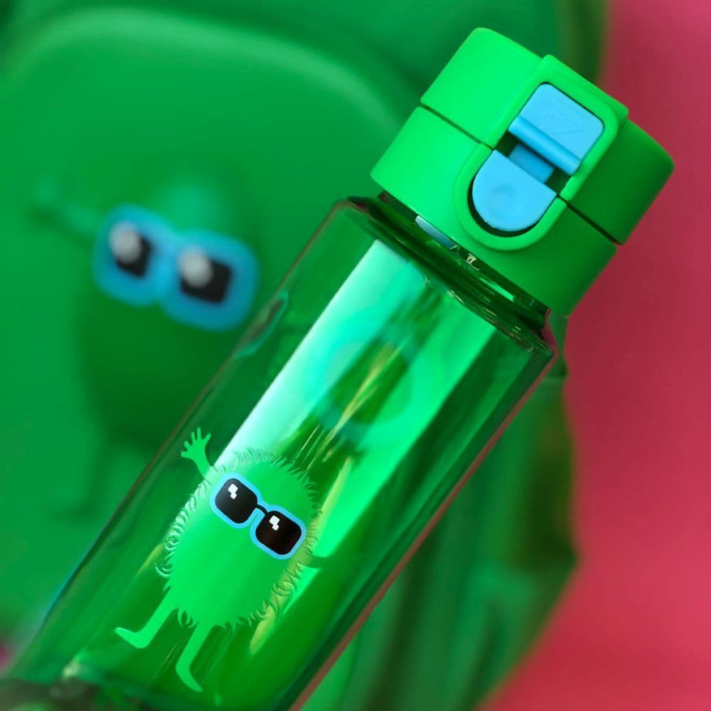 Hugga Green Flip Clip Water Bottle 7th Product Detail  Image width="1000" height="1000"