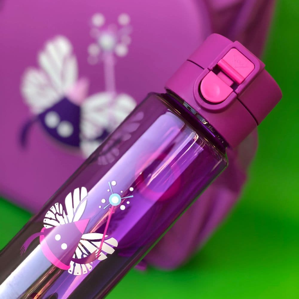 Ooloo Purple Flip Clip Water Bottle 2nd Product Detail  Image width="1000" height="1000"